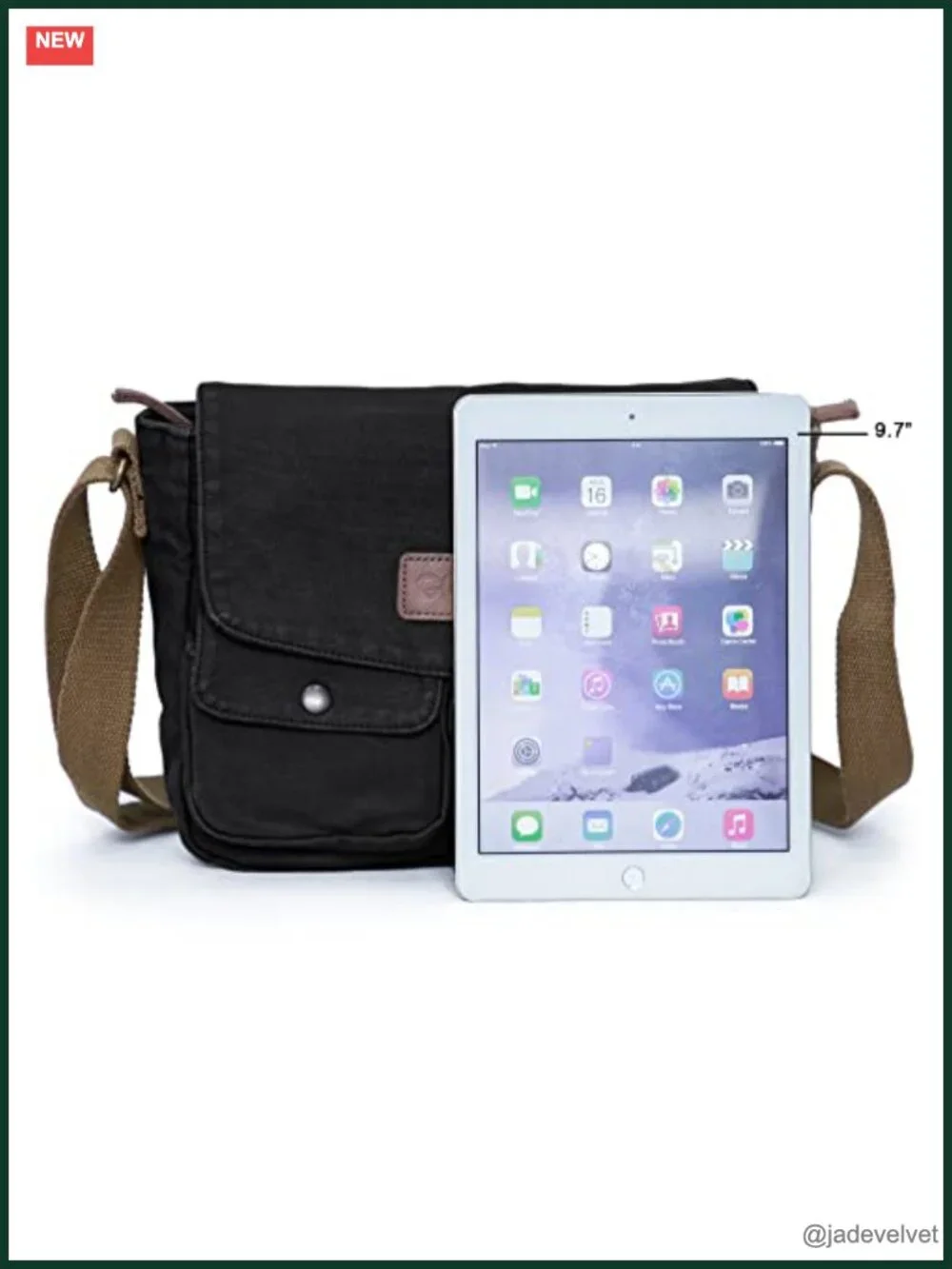 Canvas Messenger Bag Vintage Crossbody Shoulder Bag Military Satchel